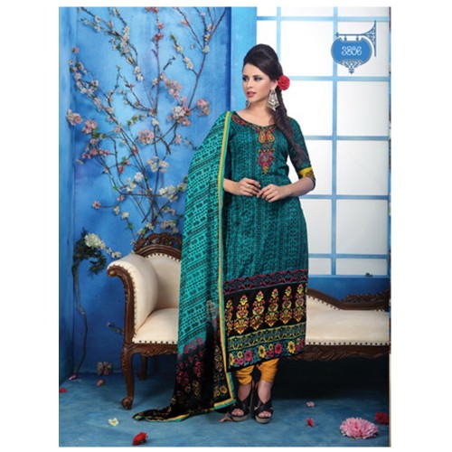 Printed salwar kameez